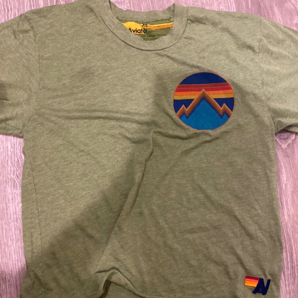 Aviator nation green tshirt